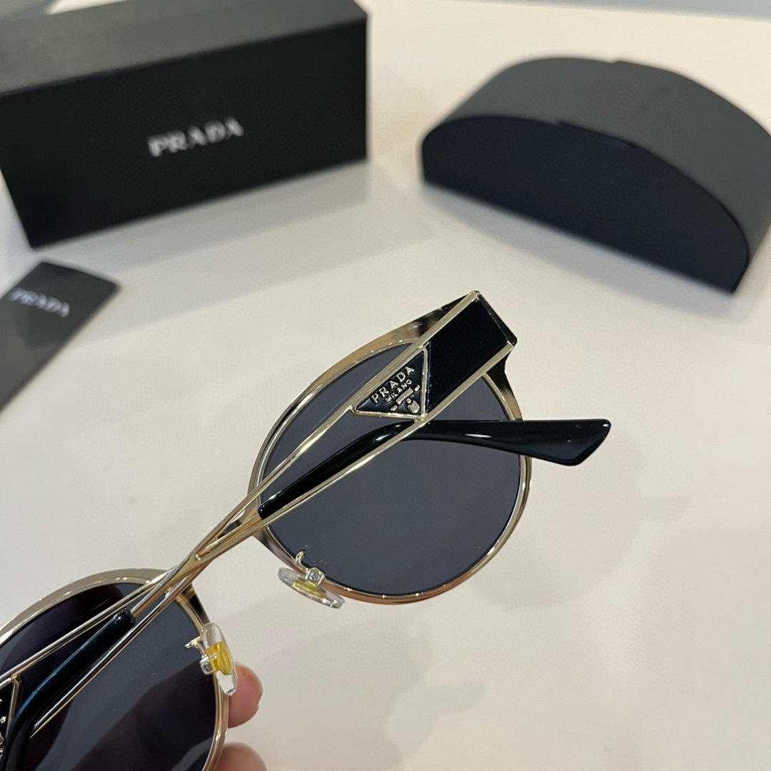 Prada round frame sunglasses