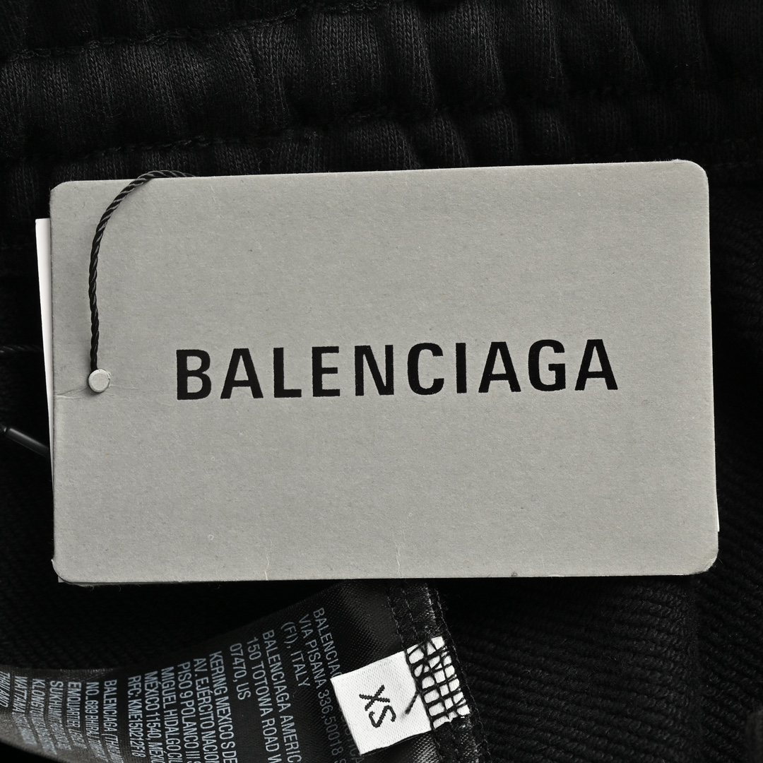 Balenciaga 24ss blurred lettering track pants