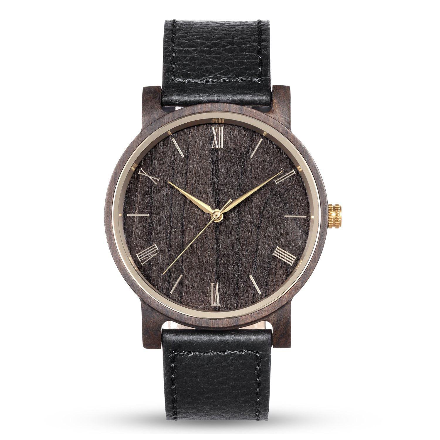 Wooden Watches Black Arce