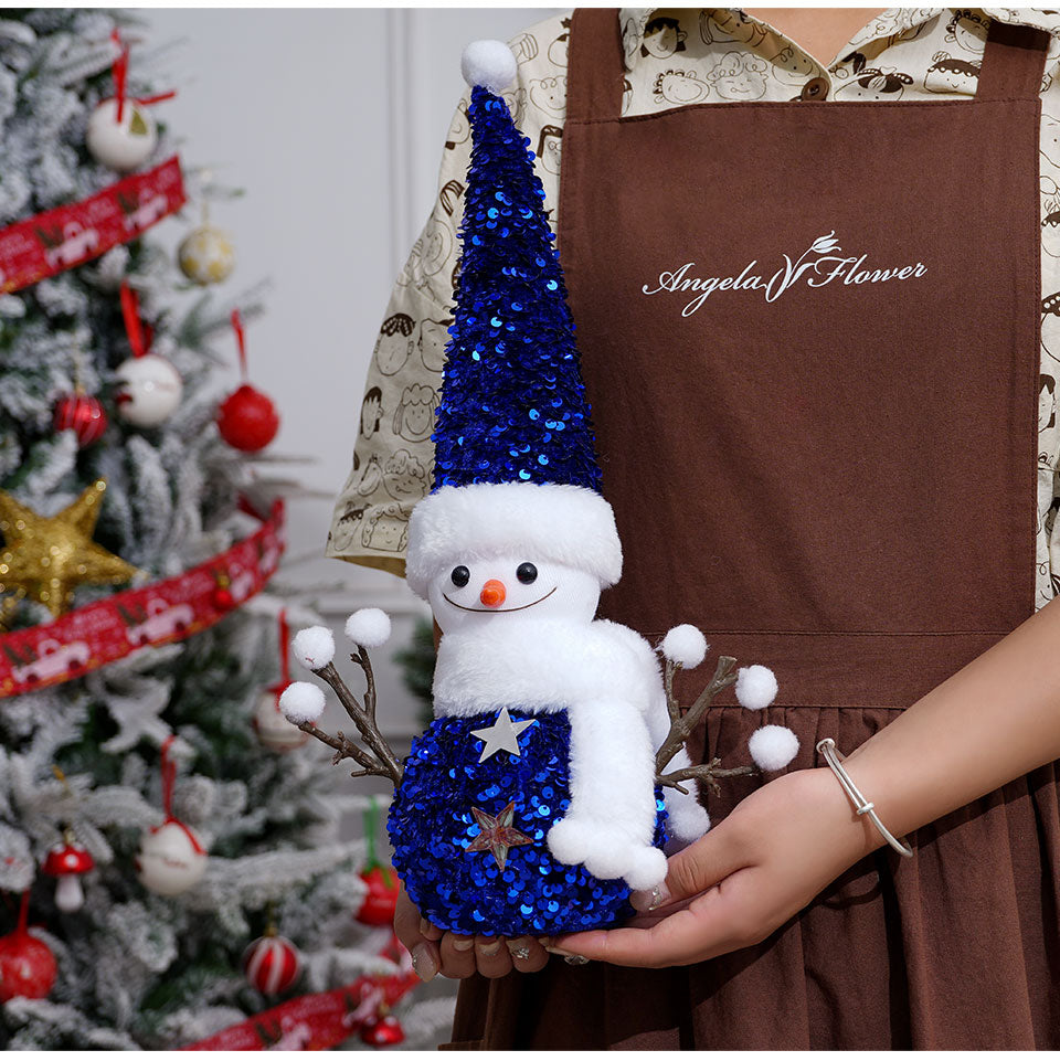 🎄New Christmas Decorations❄️Snowman Santa Claus Doll Ornament