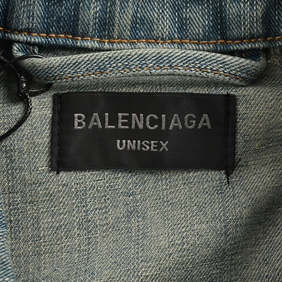Balenciaga 24Fw Y2K totem denim jacket