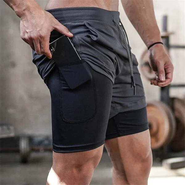 (🔥Last Day Promotion-SAVE 60% OFF)Fairmrsy®-2-in-1 Mens Workout Shorts-BUY 2 GET 10% OFF & FREE SHIPPING