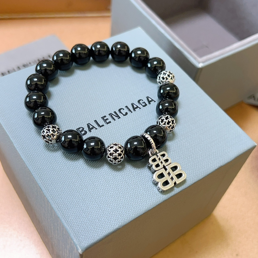 Balenciaga Obsidian Thai Silver Style Bracelet