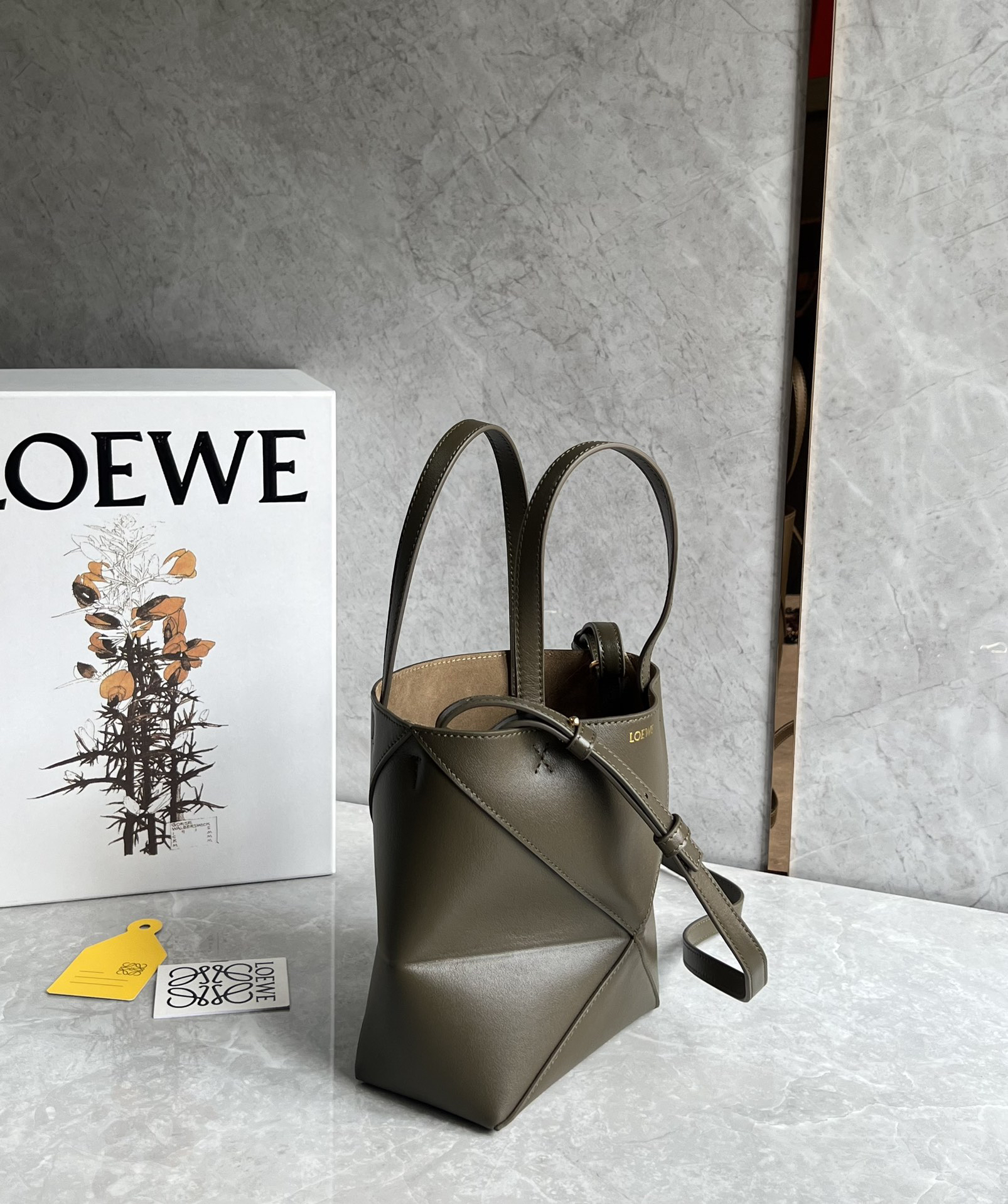 Loewe zzle fold series foldable tote bag 0693