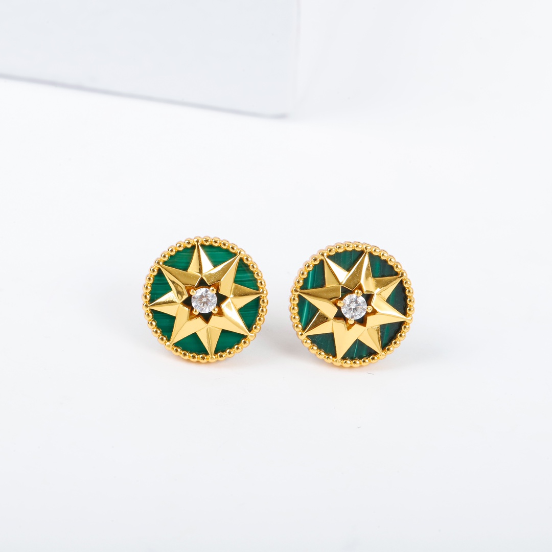 Dior Compass Rose Earrings