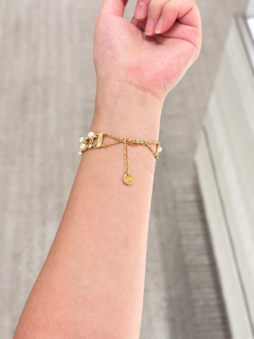 Dior Double Bead Diamond Bracelet