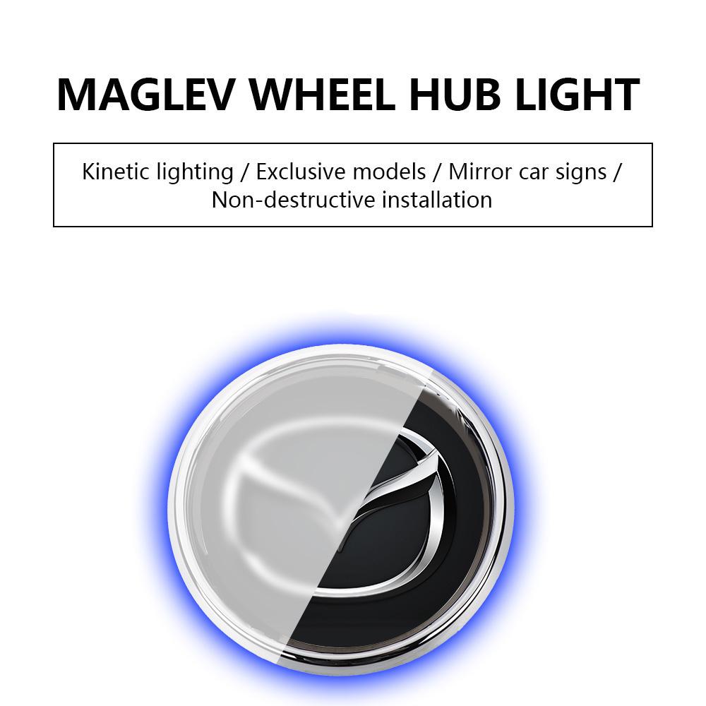 🔥Magnetic Suspension LED Floating Wheel Cap 2022 Version 1PC