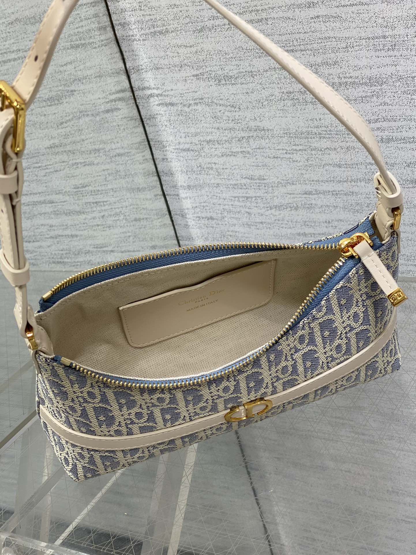 Dior Miss Caro Raffia Series Underarm Bag