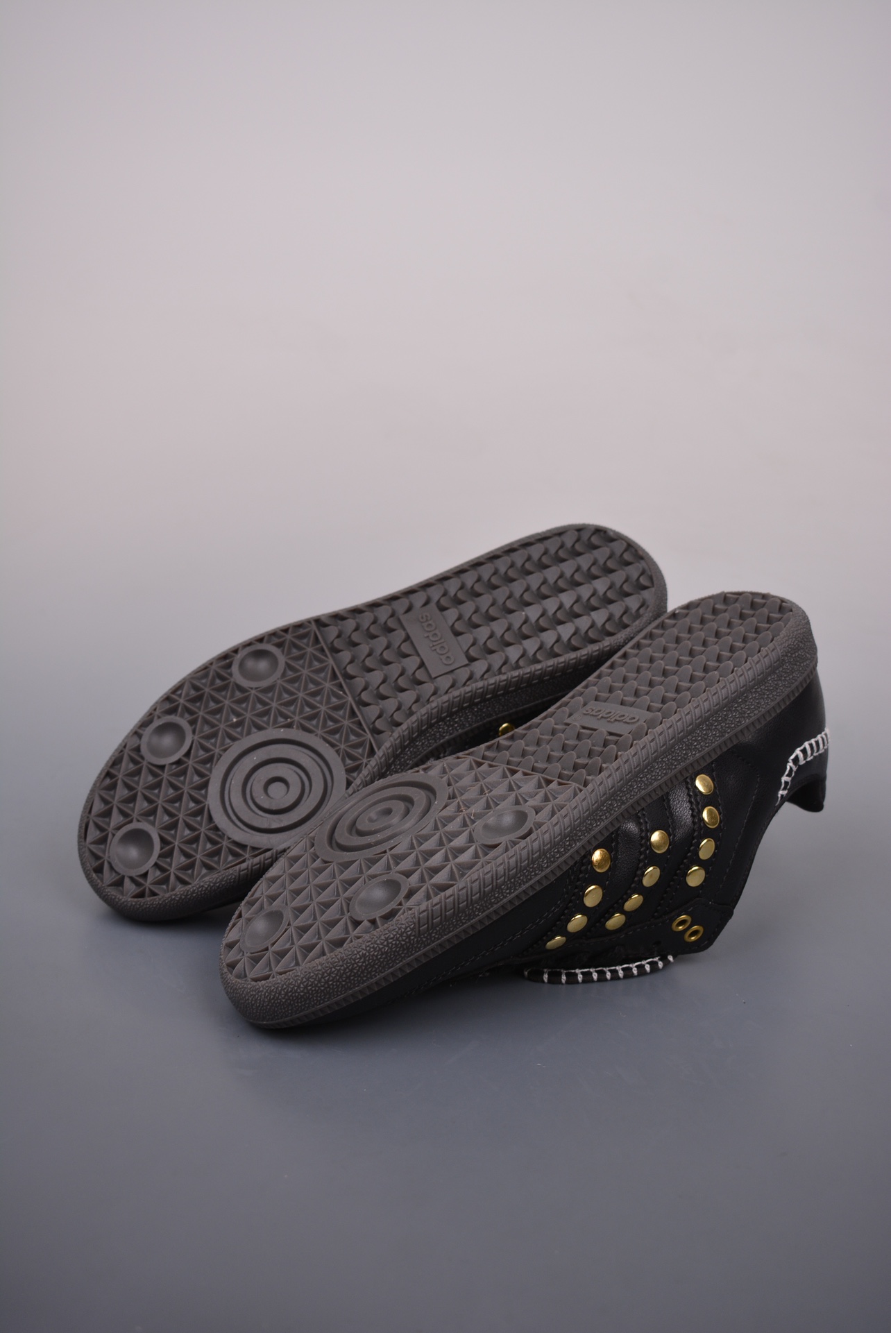Wales Bonner x adidas Samba 2024 Black and Gold Rivets IG4303