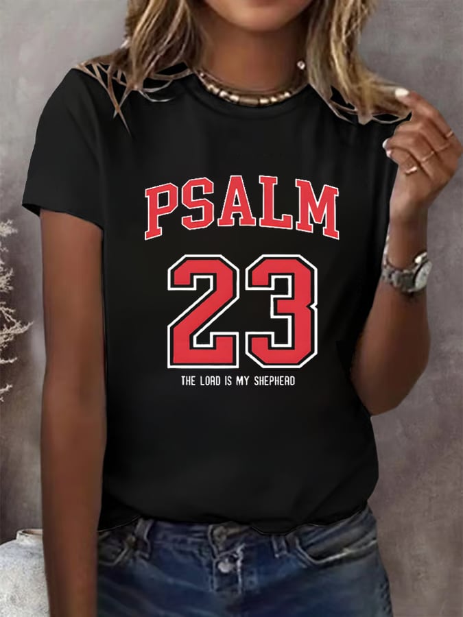 🔥Hot Sale Picks 🔥Women's Christian Psalm 23 T-Shirt