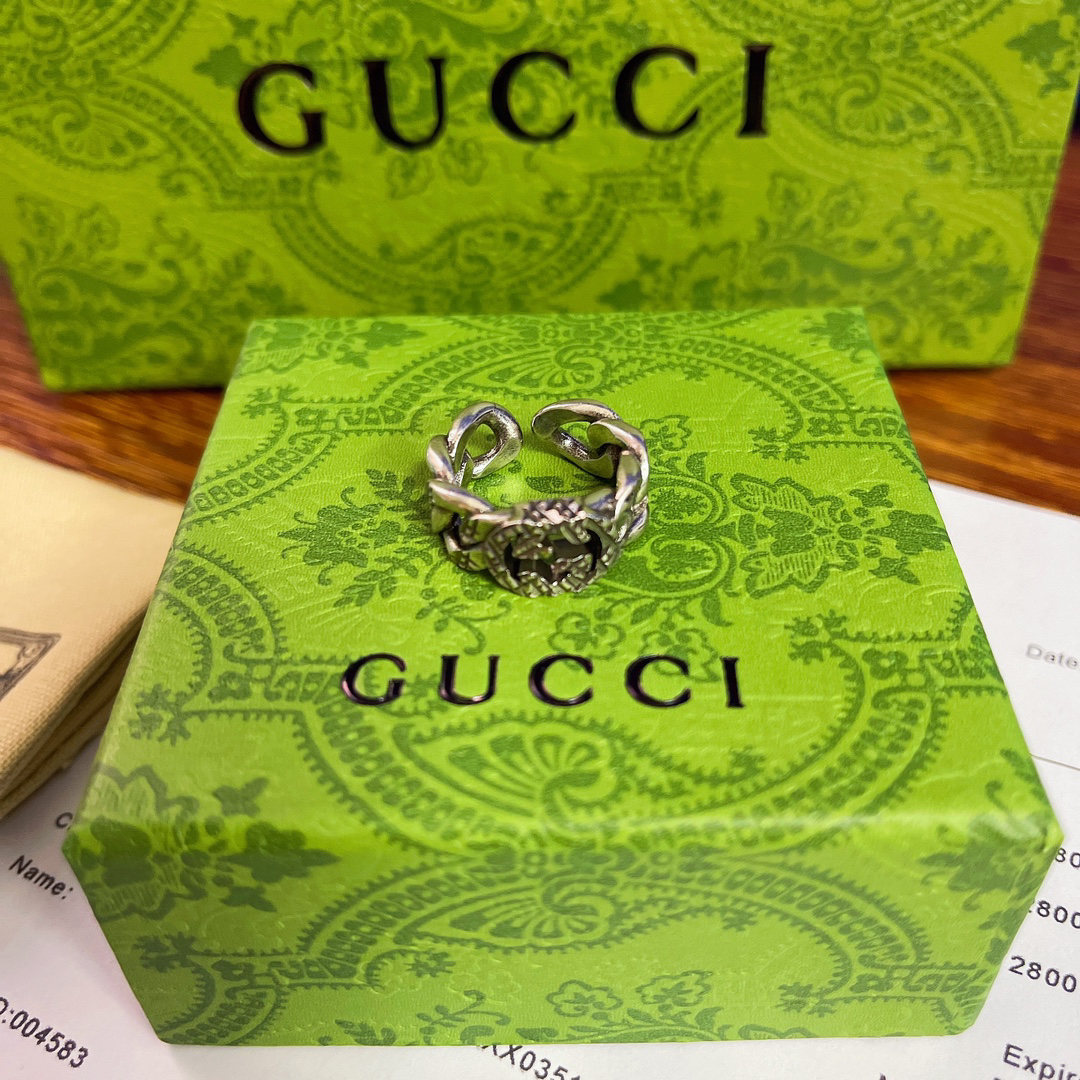 GUCCI GG chain ring
