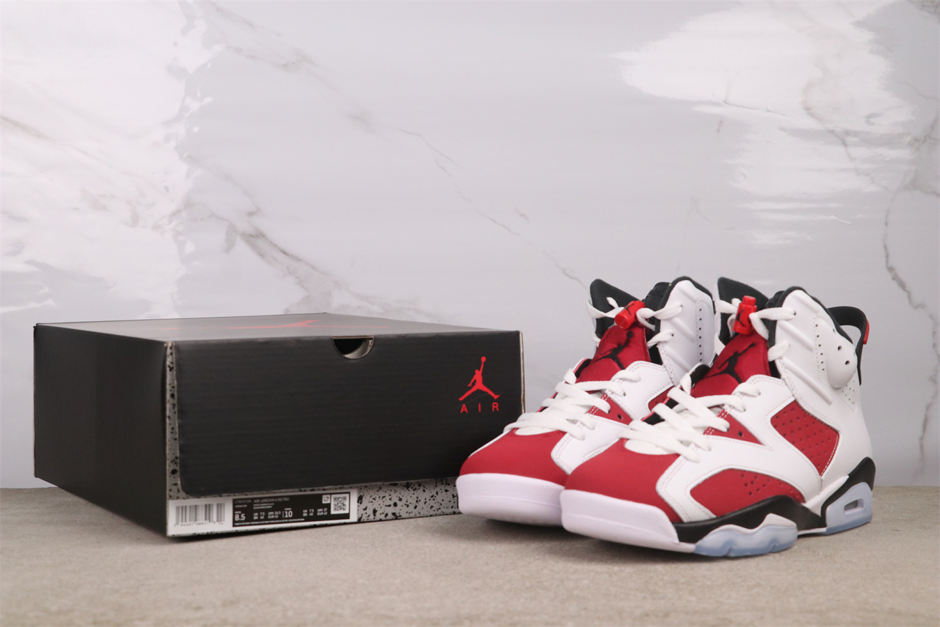 Air Jordan 6 basketball shoes Carmine Red CT8529-106