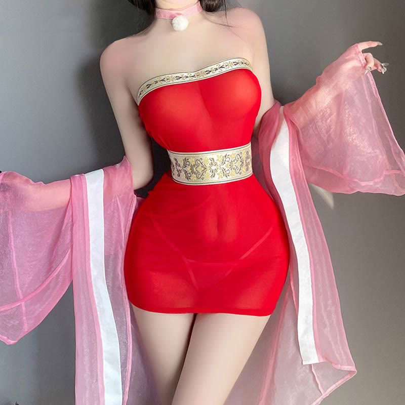 Vintage See-through Lingerie Set