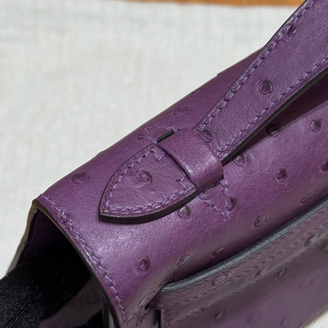 Hermès Kelly Pochette 1 P9Anemone Handbag (Handmade to Order)