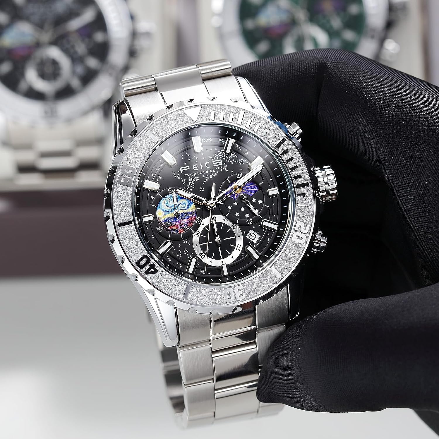FK131 FEICE Watch Stunning Starry Sky Design