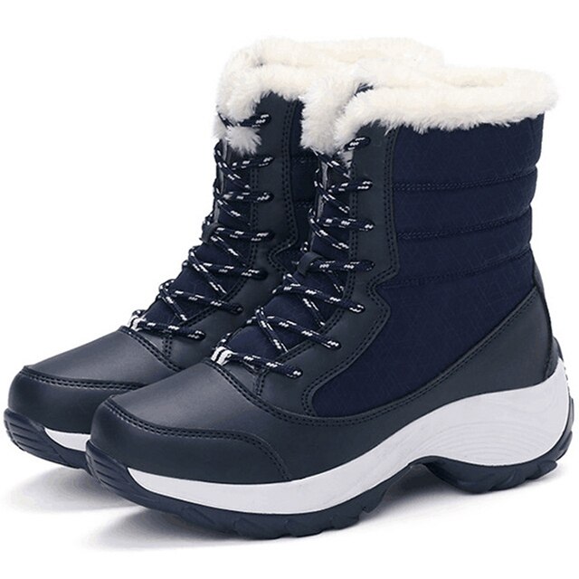 Heels Winter Botas Mujer Keep Warm Snow Winter Shoes Female Botines