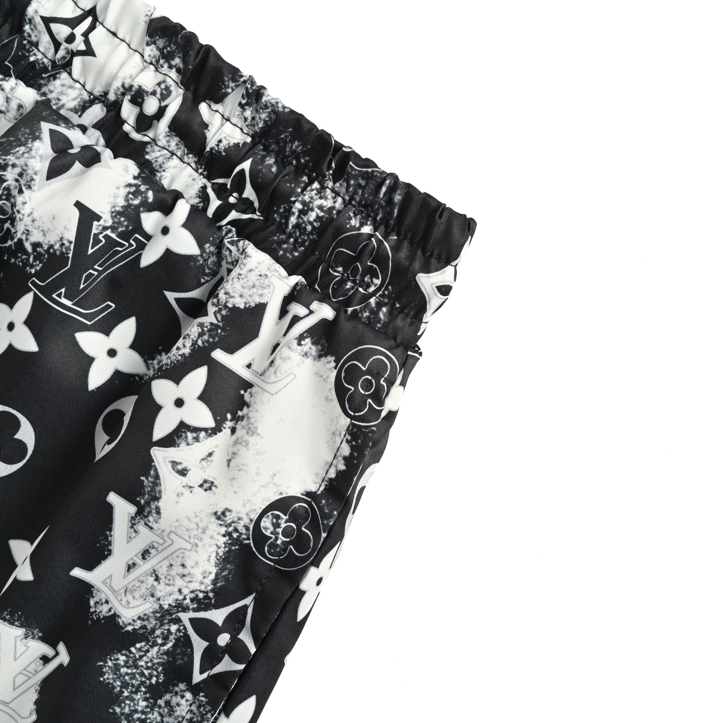 Louis Vuitton all over print shorts