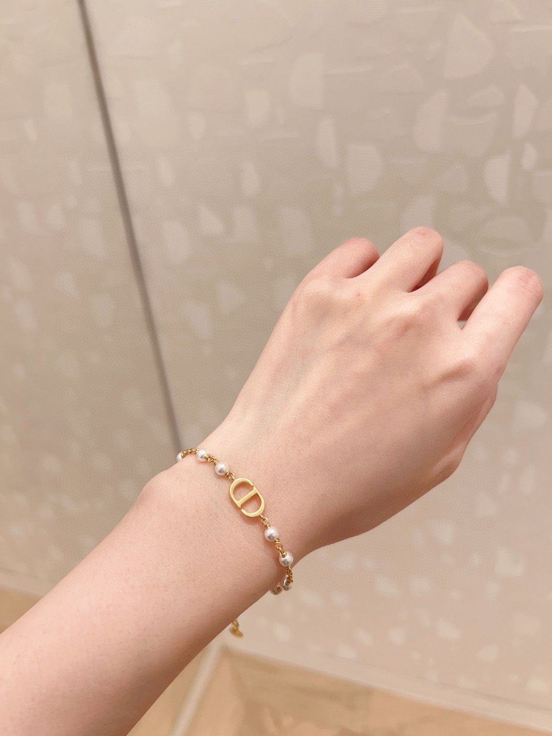 Dior CD Pearl Bracelet