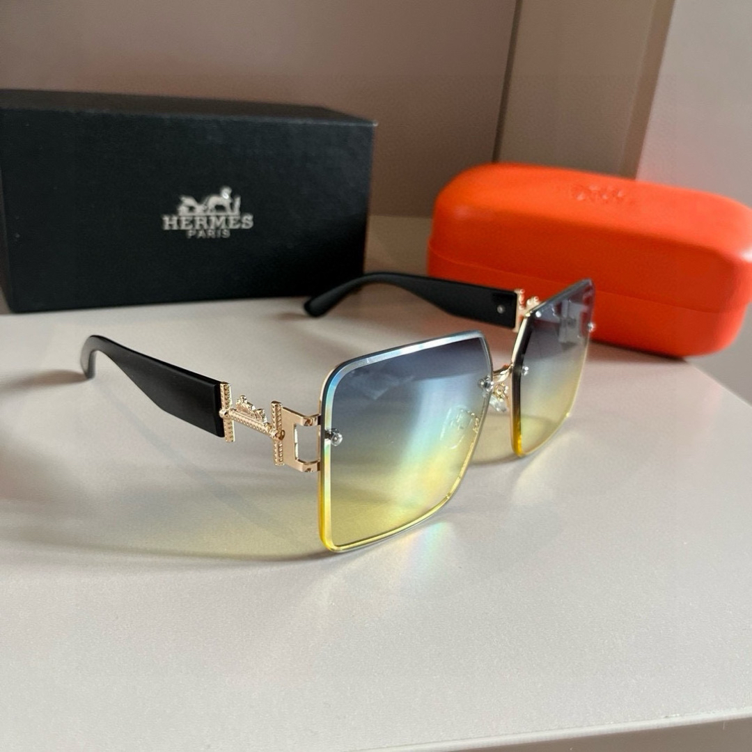 Hermes Square Frame Sunglasses