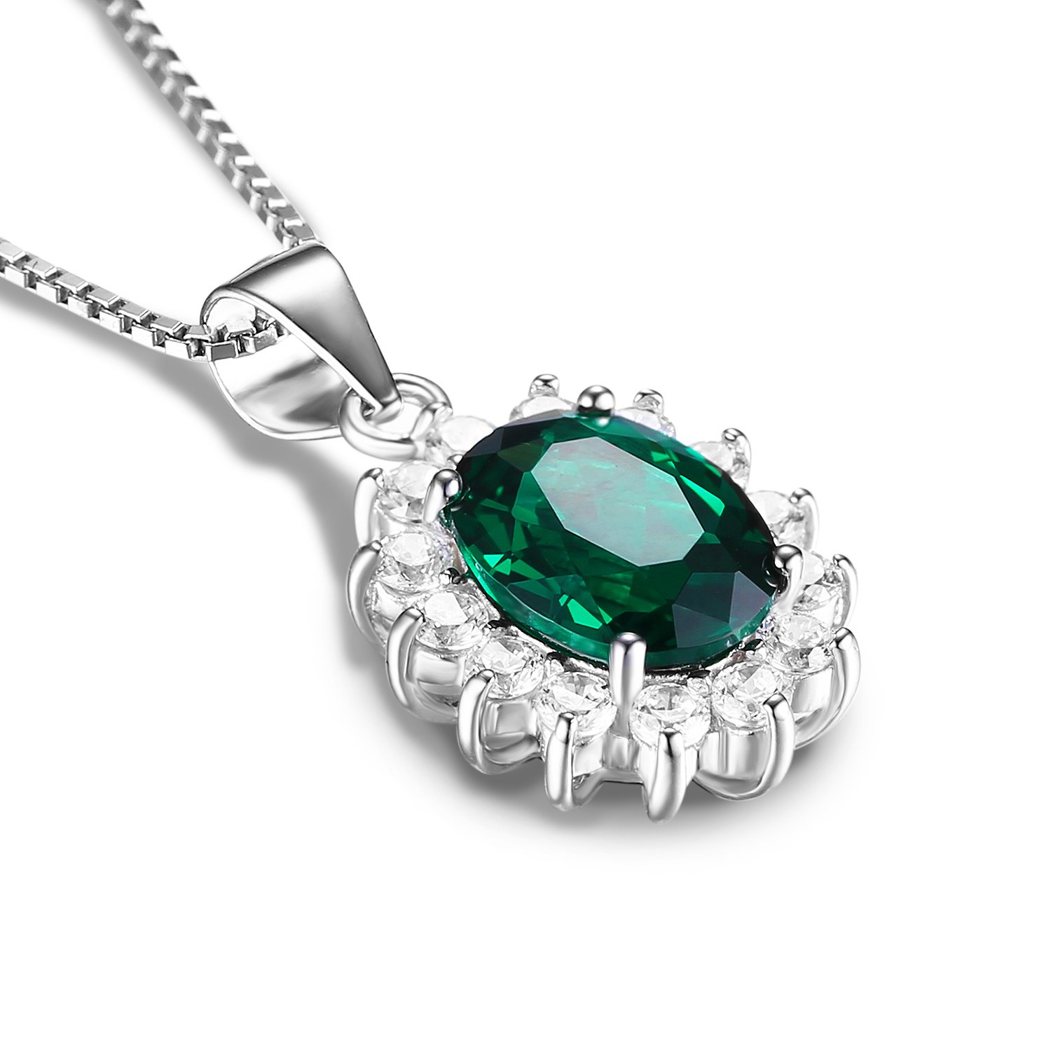 Handmade Wine Bottle Emerald Necklace