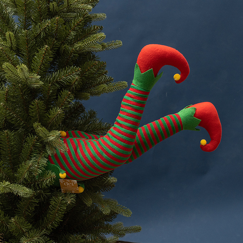 🎄Early Christmas Sale 49% OFF🎄Santa & Elf Legs Christmas Tree Decoration
