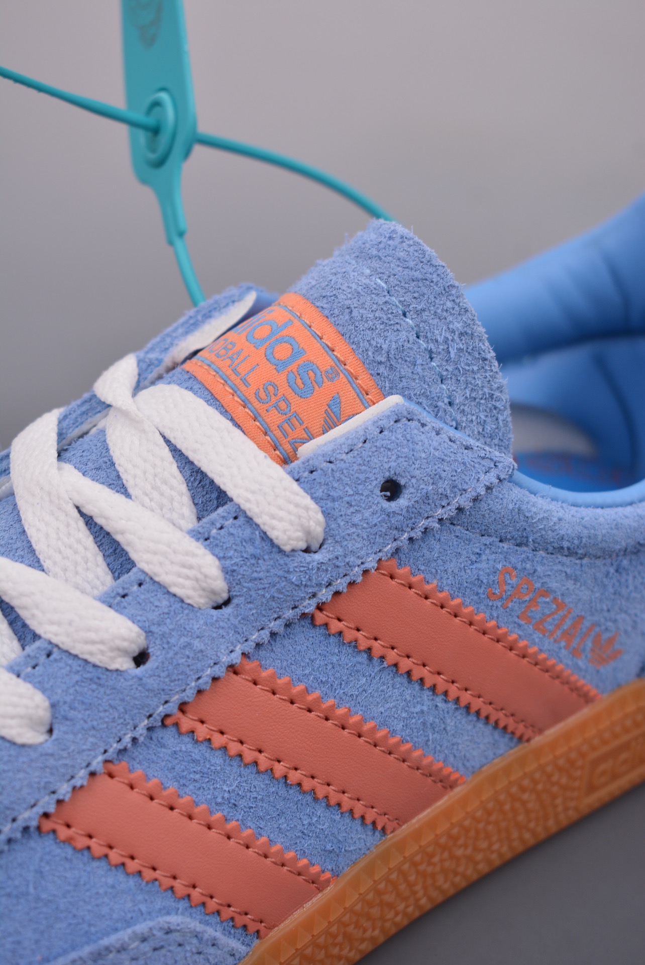 Adidas Originals Handball SPZL Suede Sky Blue Dirty Orange IF6564
