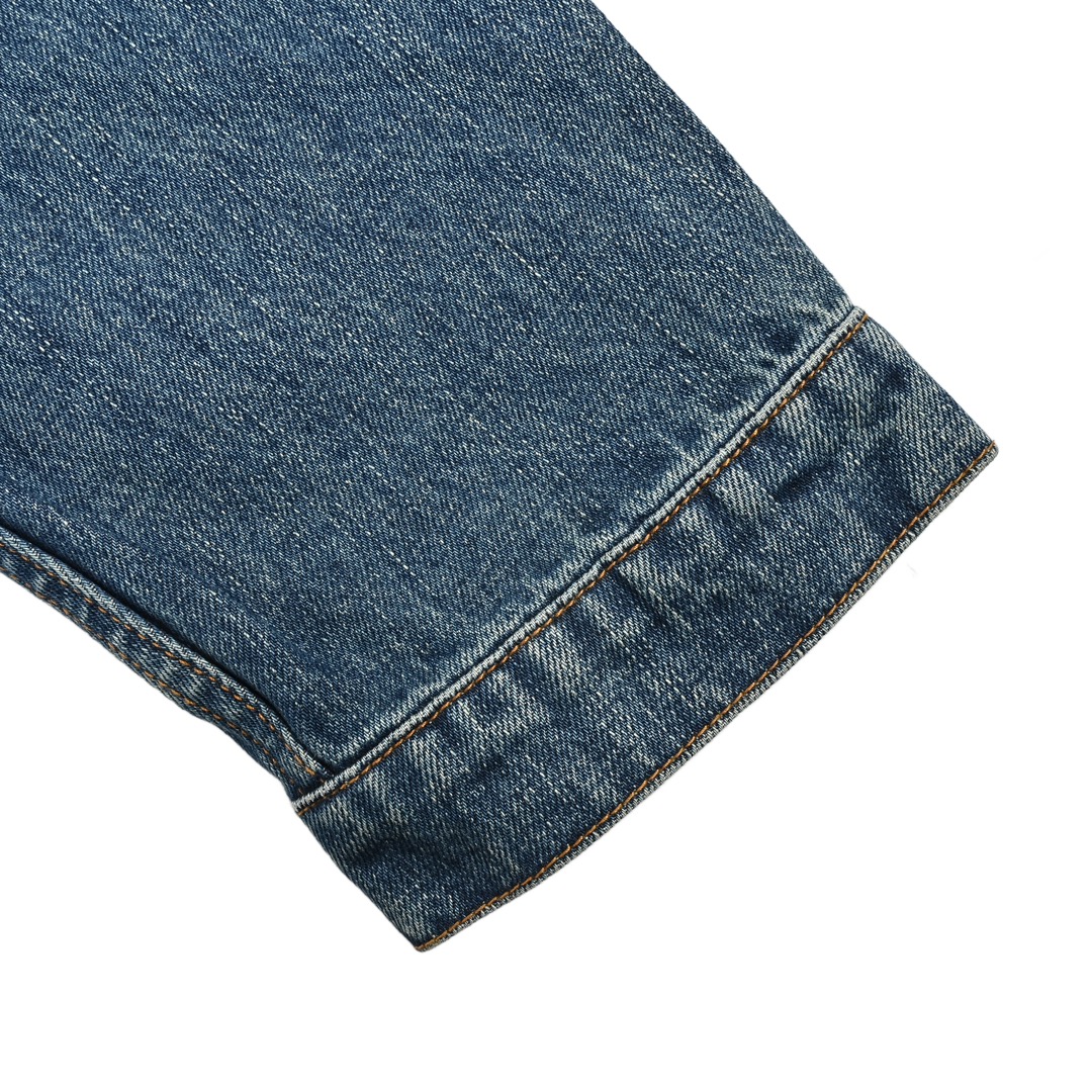 Prada 24Fw pocket triangle logo denim shirt jacket
