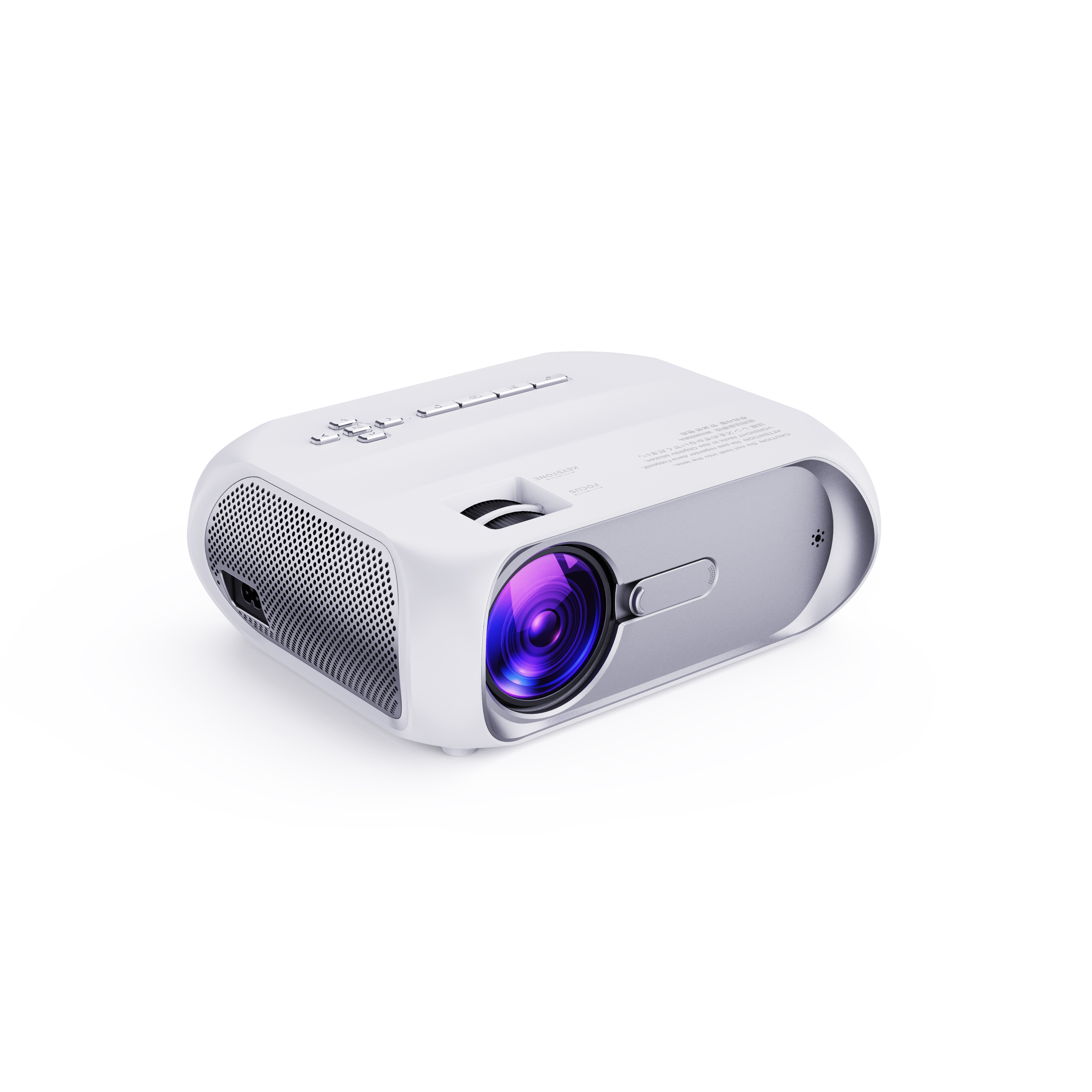 1pc Ultra Clear Large Screen Projectors 2022 Upgrade 4K Video Projectors, 50000 Hour Multimedia Home Theater Movie Projectors, Compatible With Full HD 1080P HDMI, VGA, USB, AV, Laptops, Smartphones