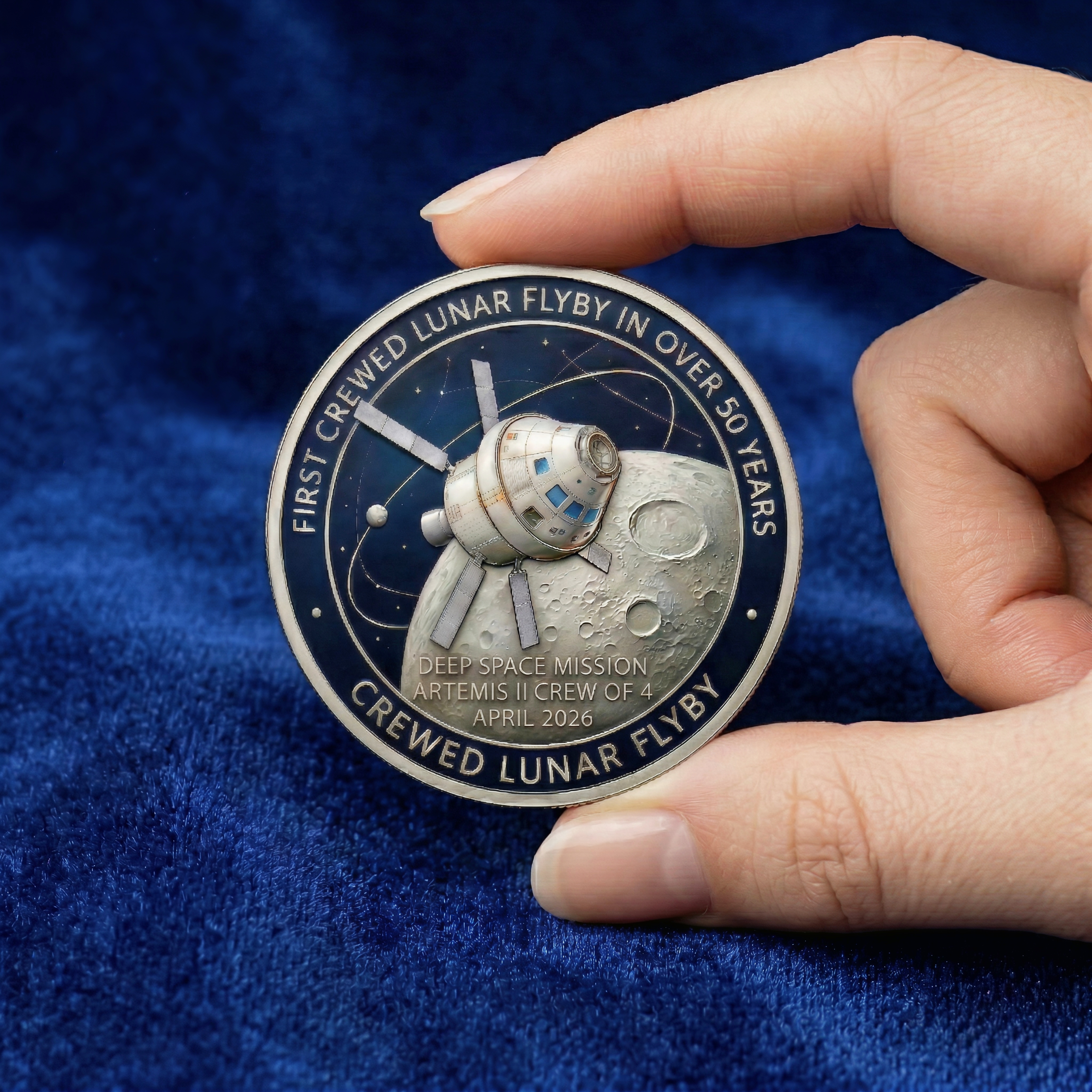 🌕 Back to the Moon! Artemis II Crew Commemorative Coin!