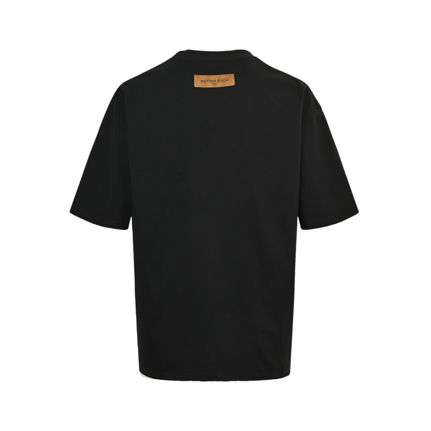Louis Vuitton 25ss hand-painted lettering logo printed short-sleeved shirt