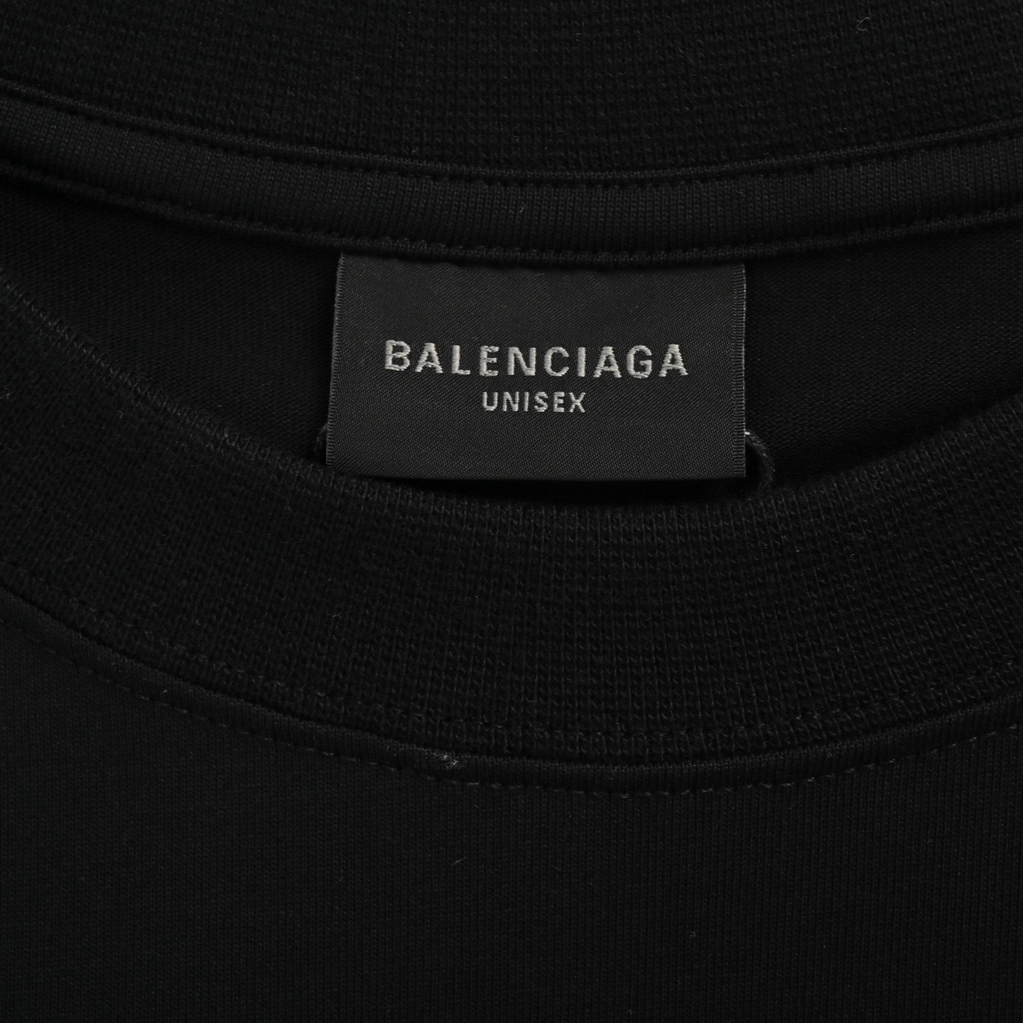 Balenciaga Script Letters Foam Print Short Sleeve