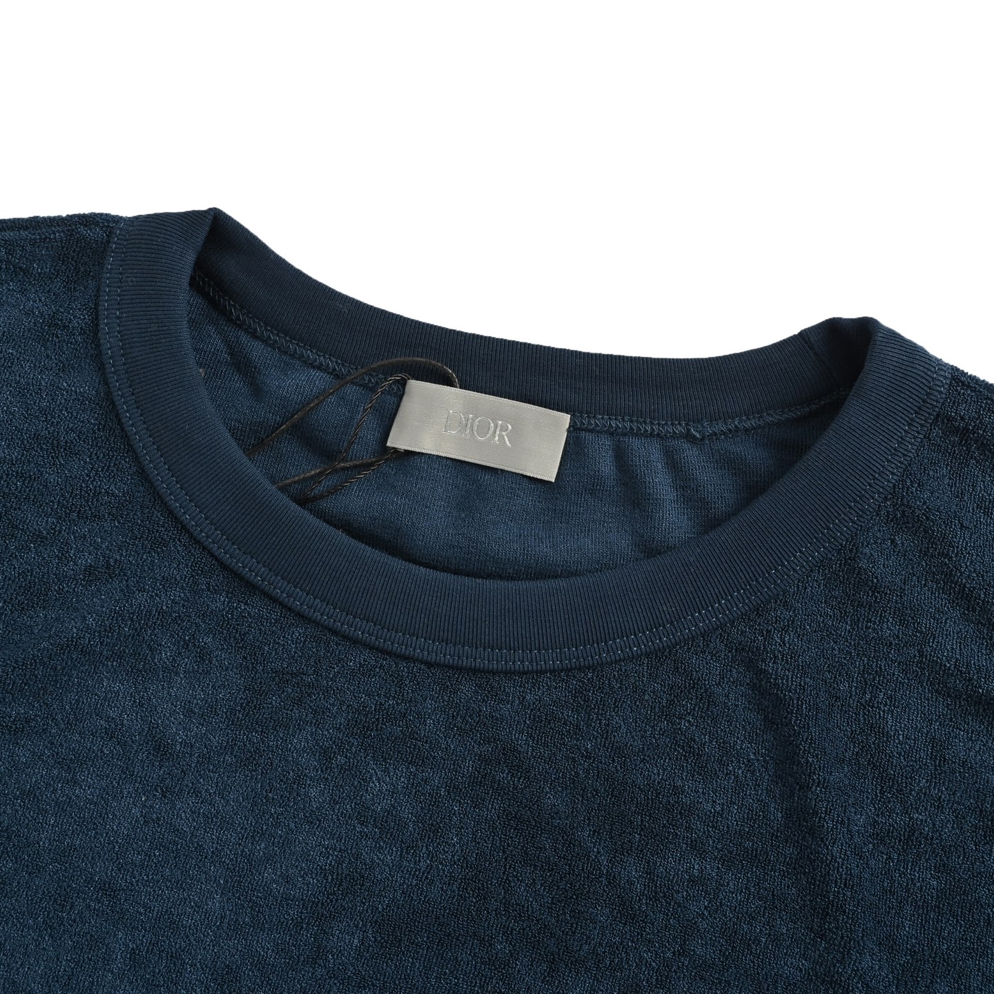 Dior 25ss small logo embroidered terry short sleeves