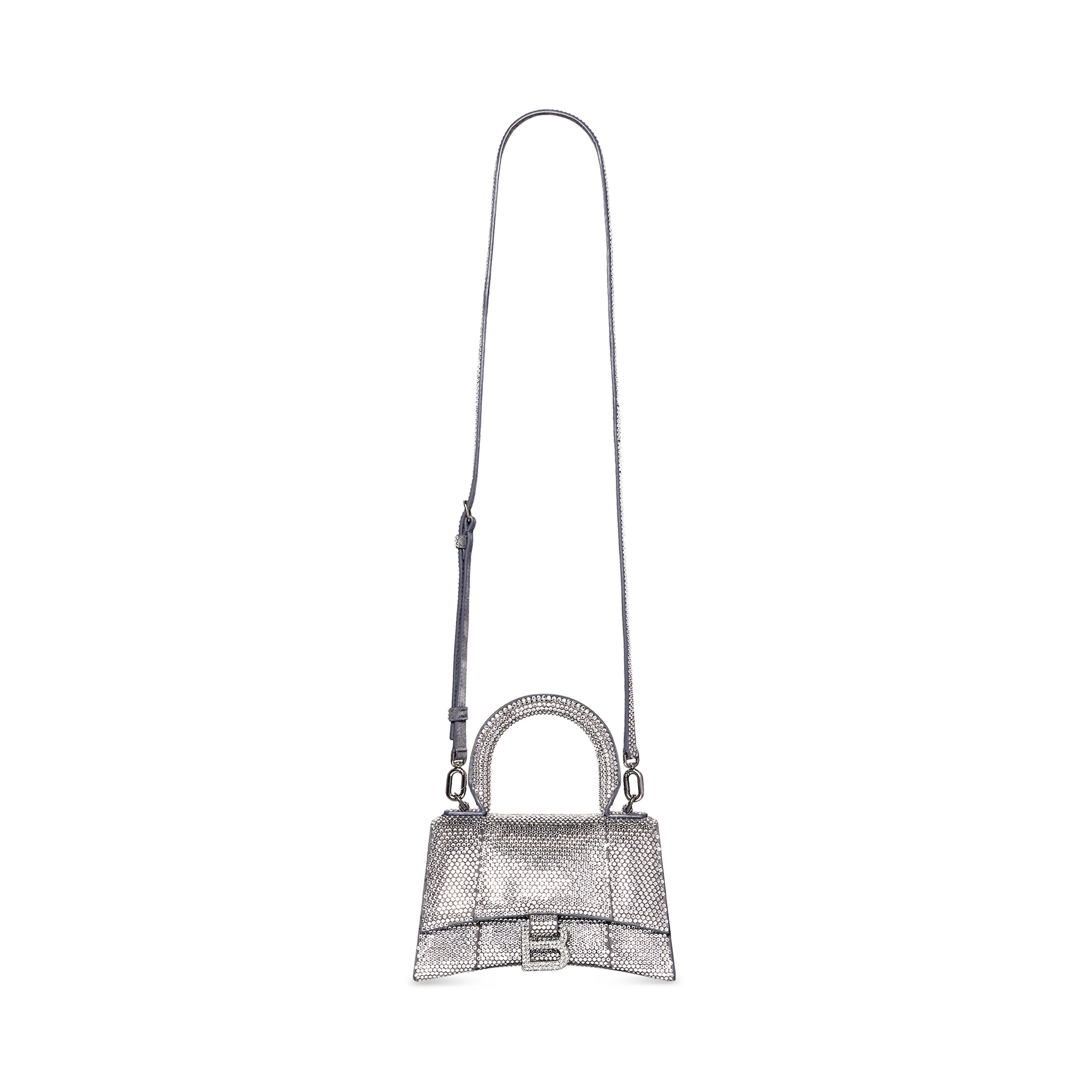 Balenciaga Hourglass Handbag Xs With Rhinestones59283328D0Y1272