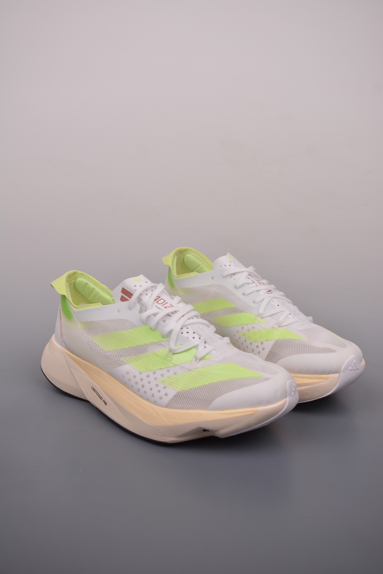 Adidas Adios Pro 3 w gray white fluorescent green IG6444