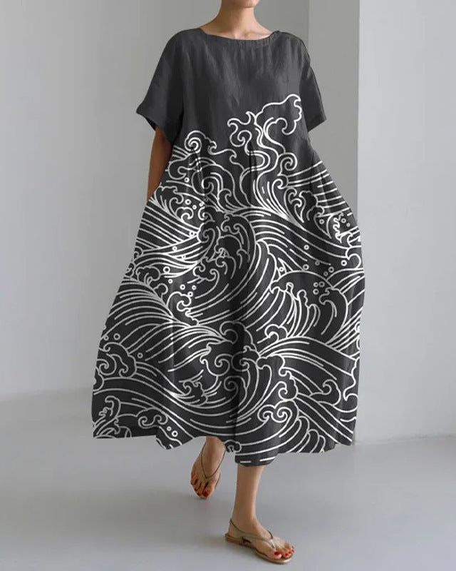 Women's Stand-Alone Short-Sleeve Dress