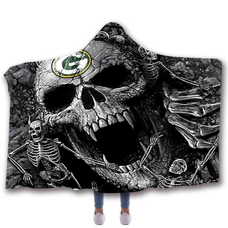 GREEN BAY PACKERS CLASSIC 3D HOODED BLANKET