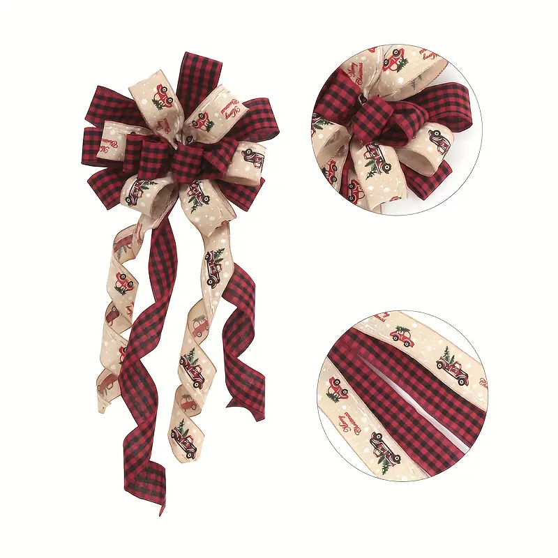 Handmade Christmas Tree Bow Ornament-BUY 2 FREE SHIPPING