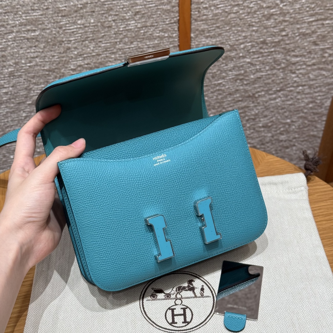 Hermès Constance 7FBlue paon handbag (handmade to order)