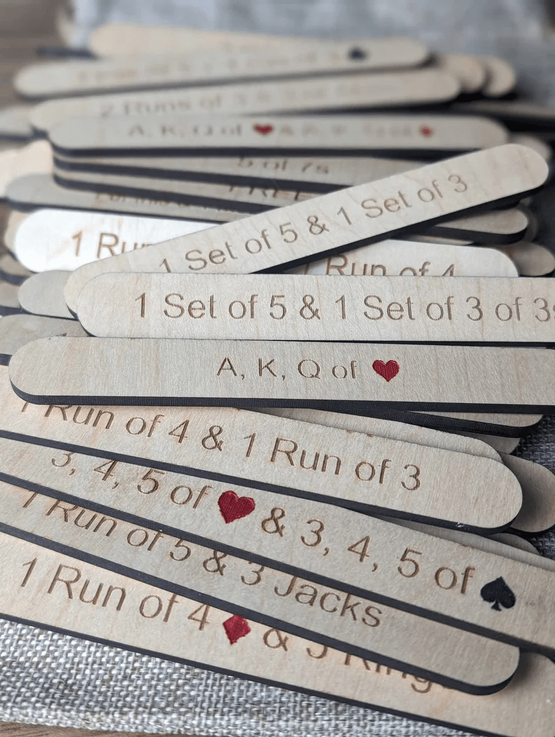 Rummy Sticks Card Game