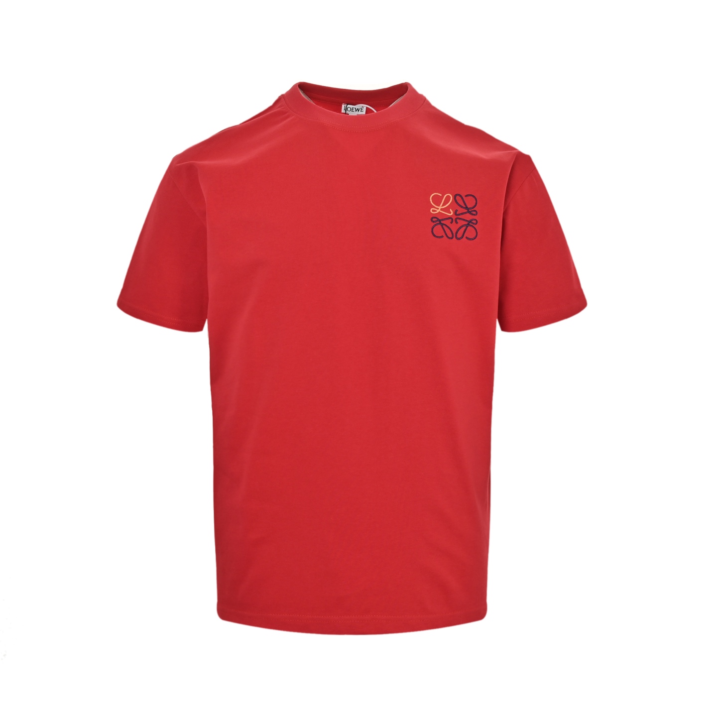 Loewe 25ss embroidered logo short sleeve