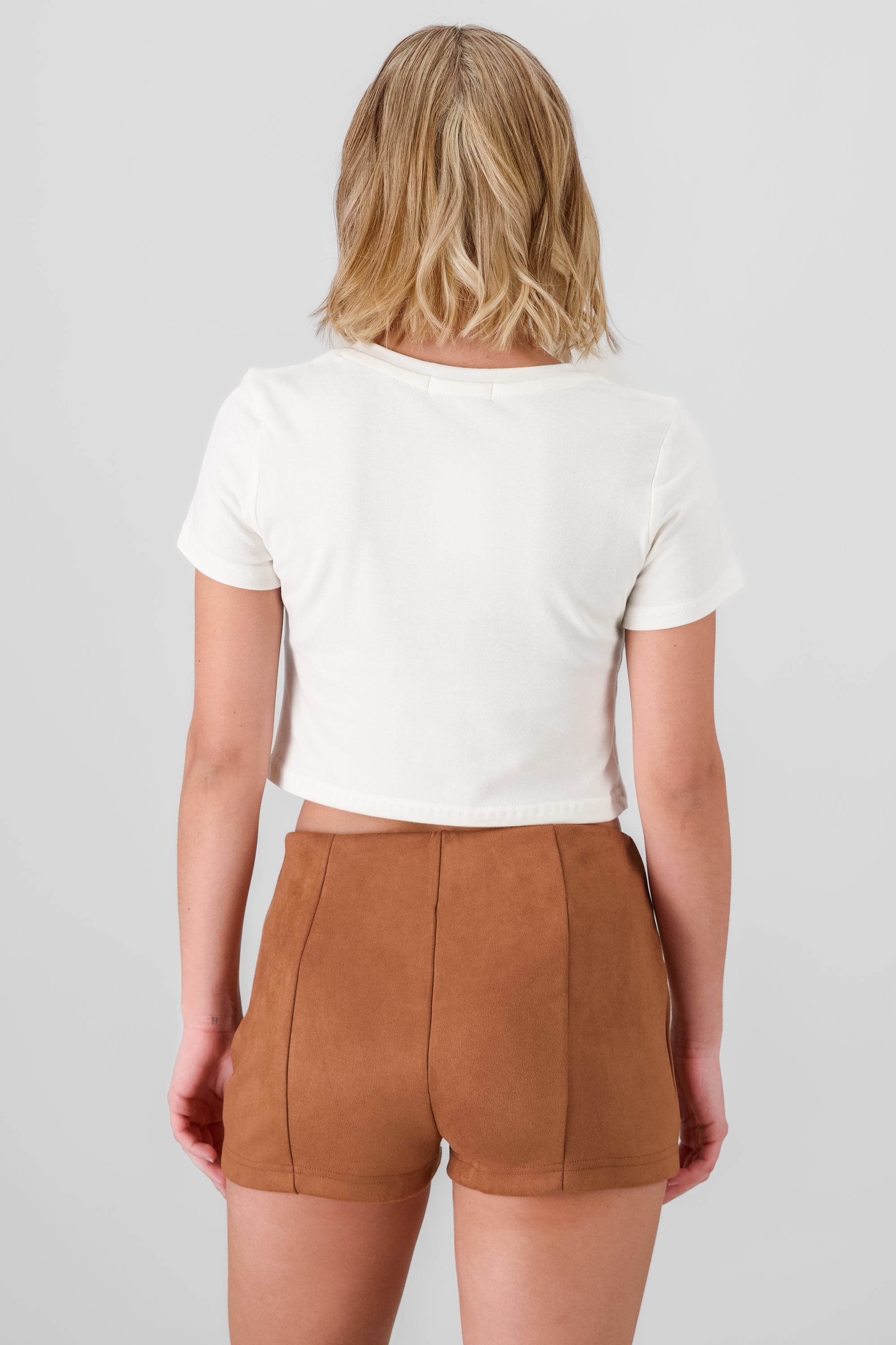 Cowgirl Print Crop T Shirt