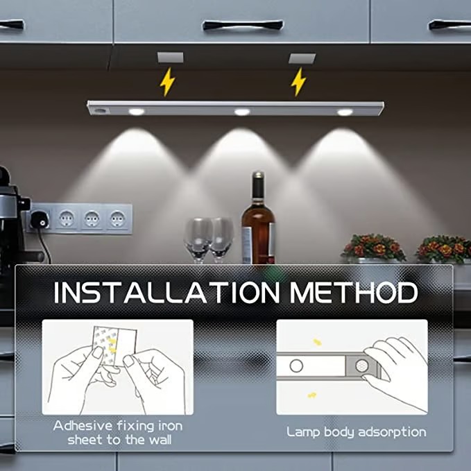 🔥 BUY MORE SAVE MORE - 💡 LED Motion Sensor Cabinet Light 💡