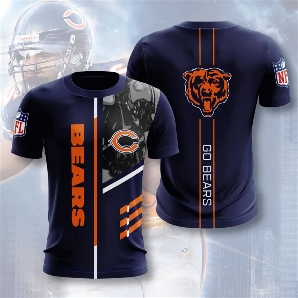 CHICAGO BEARS 3D HOODIE CCBB010
