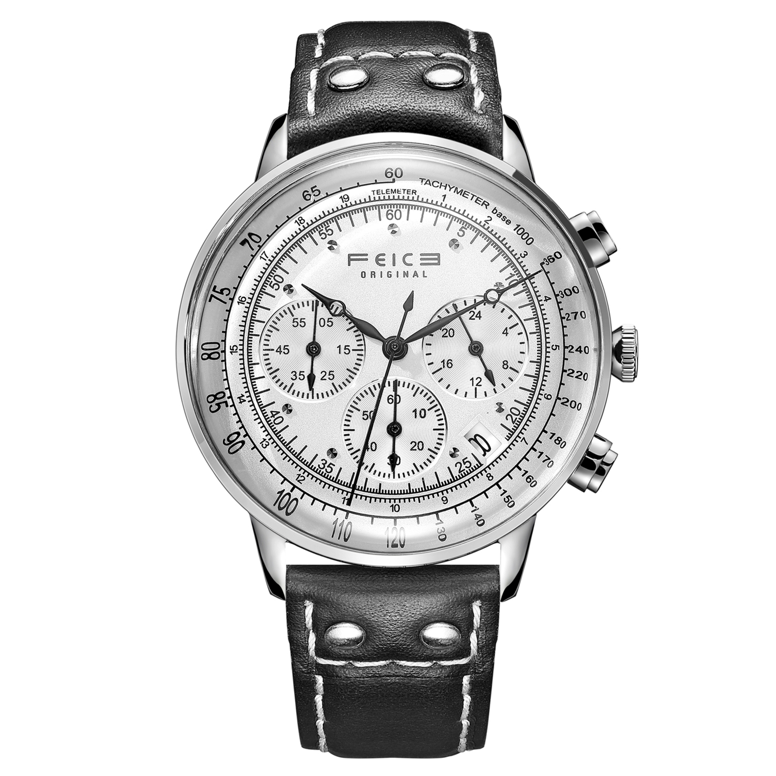 FEICE FS303 Men's Wrist Watch with Japanese Quartz Movement Date Multi