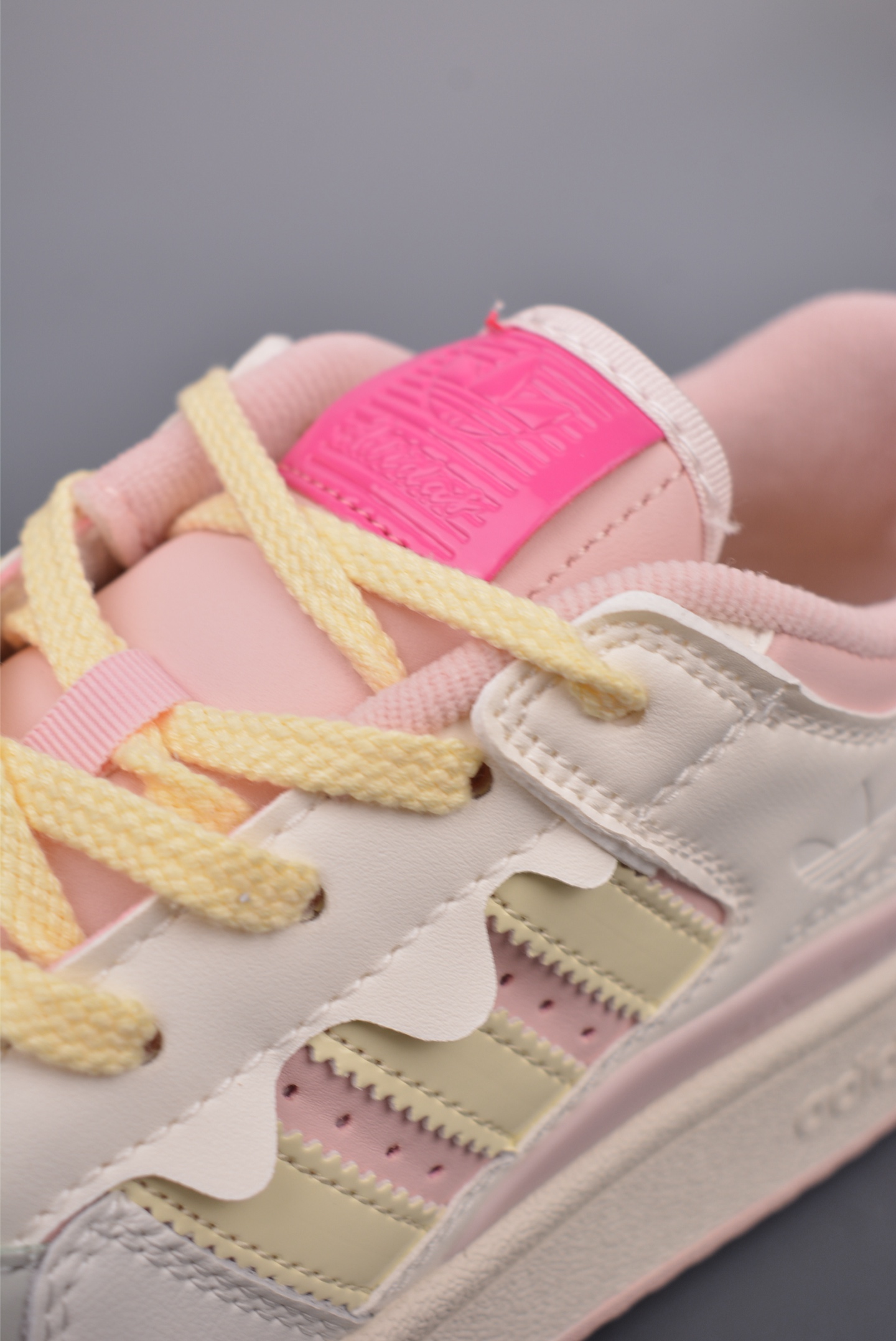 Adidas Originals Forum 84 Low White Pink Yellow JP8032