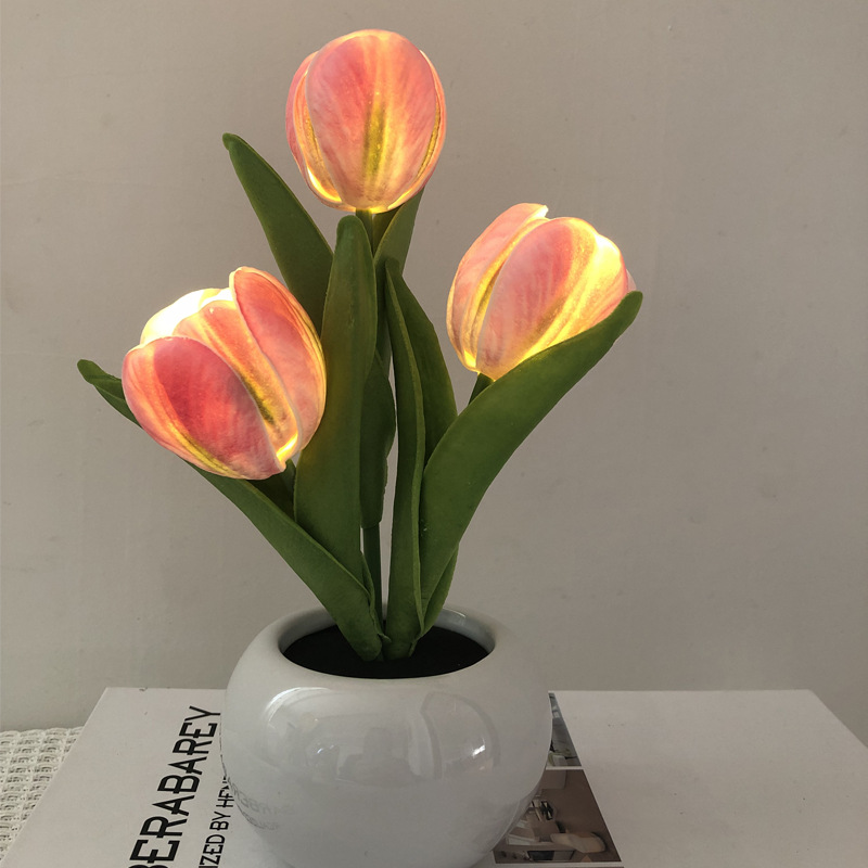 🌷 LED Tulip Glow Lamp