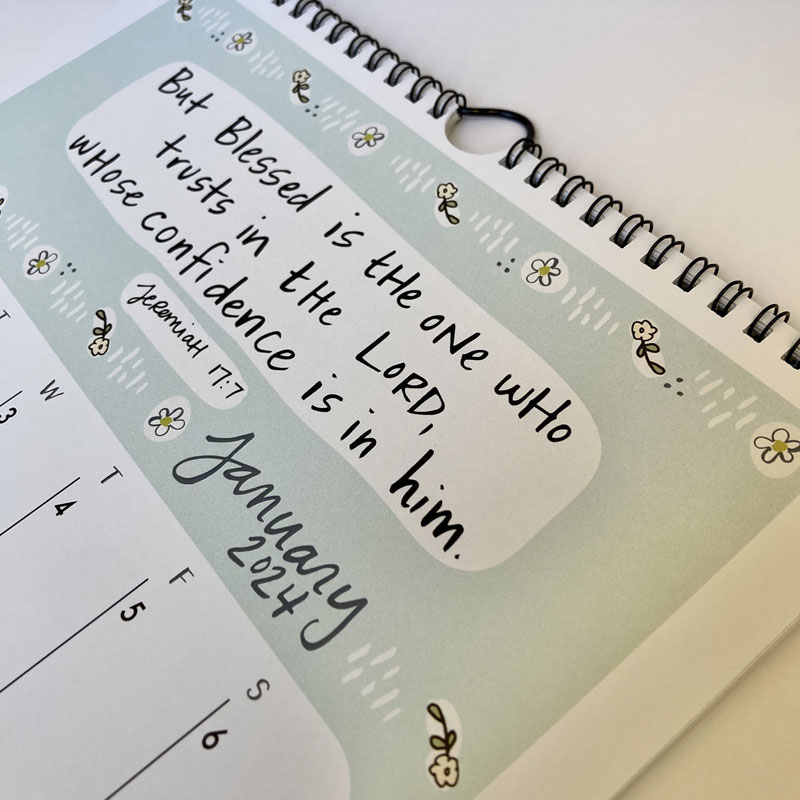2024 Wall Calendar, Christian gifts for Women