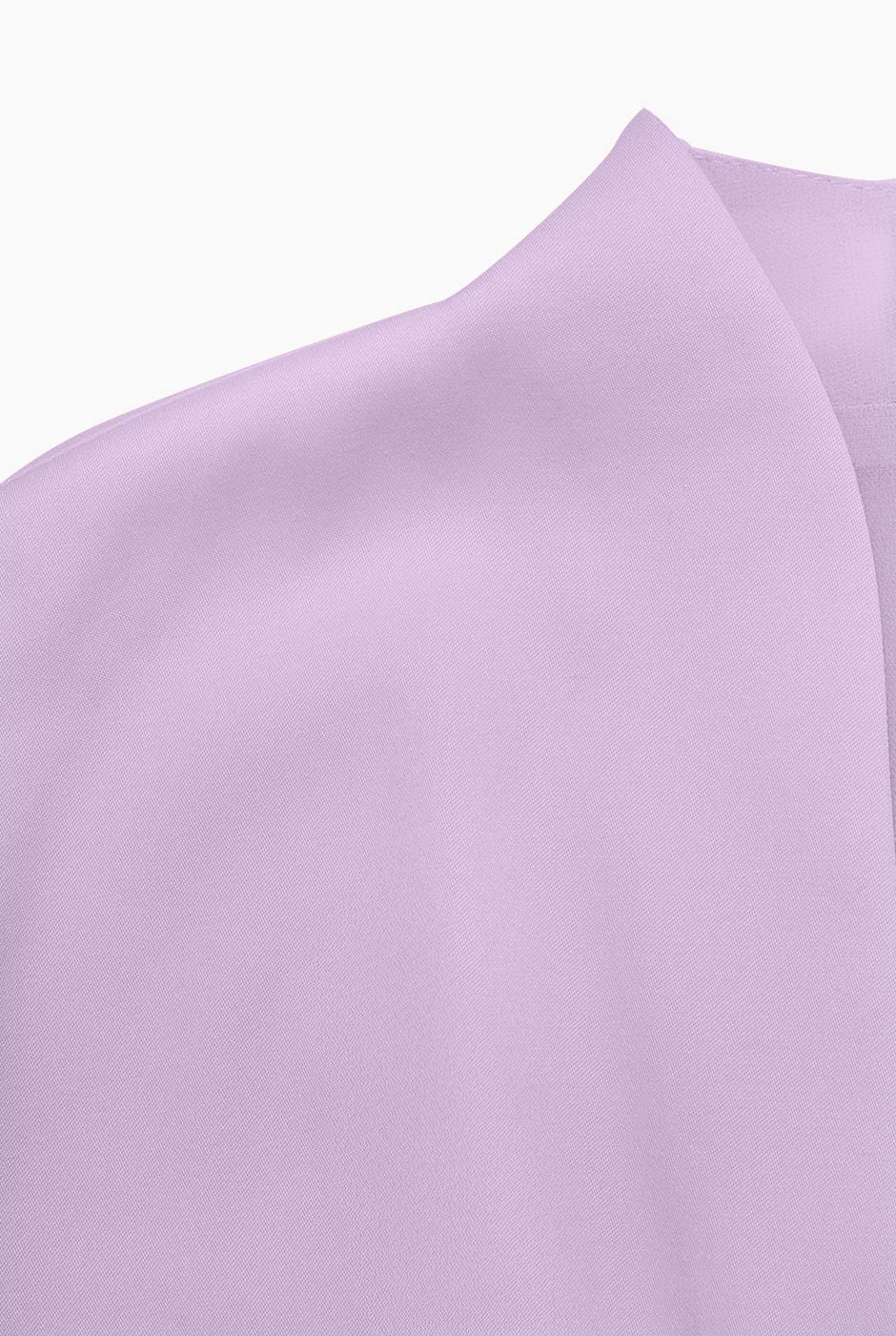 Vestido lila de manga corta