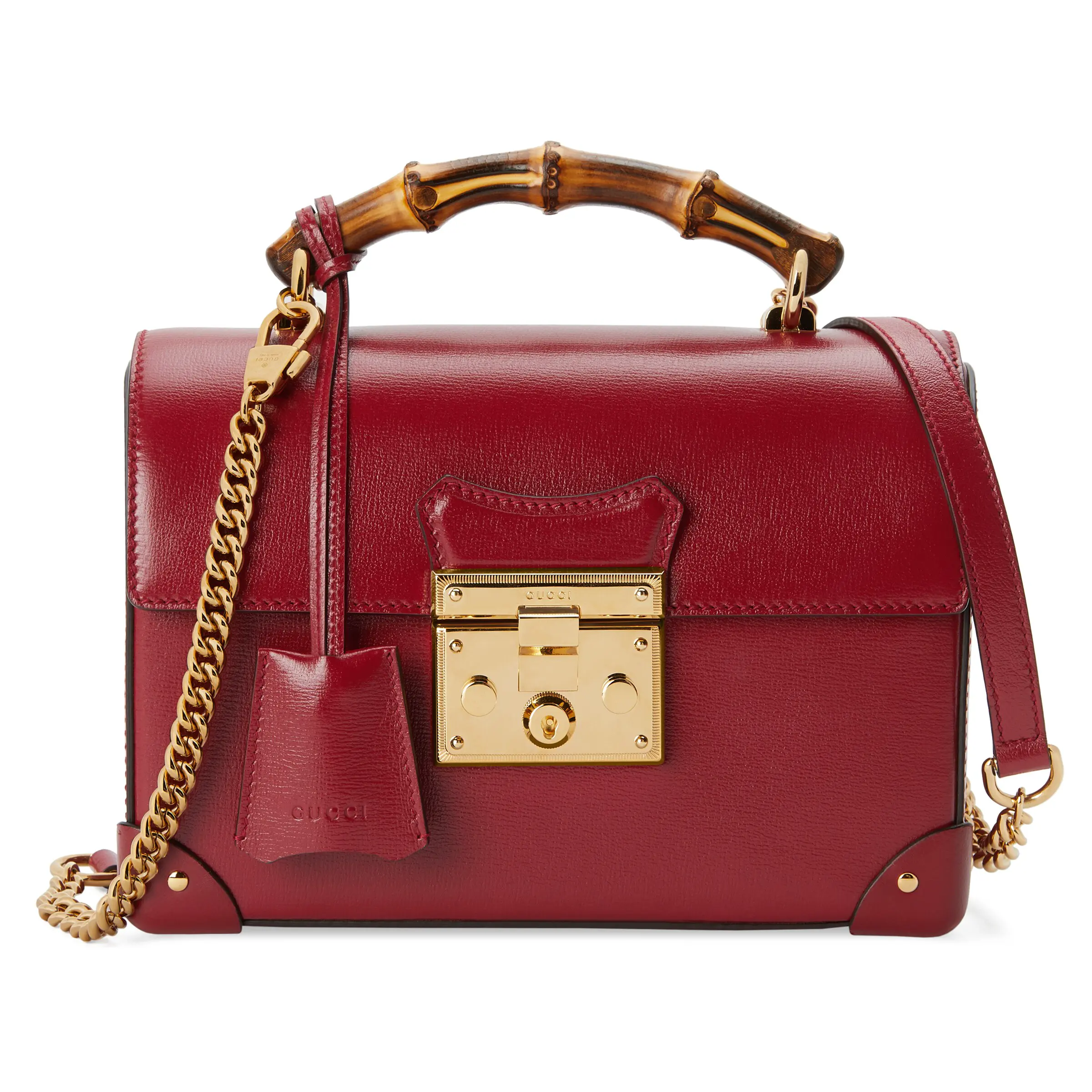 Gucci Padlock Small Bamboo Shoulder Bag