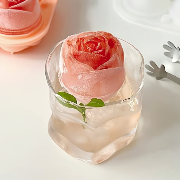 3D Rose Shape Ice Cube Mold🌹Party Cocktail Goodies